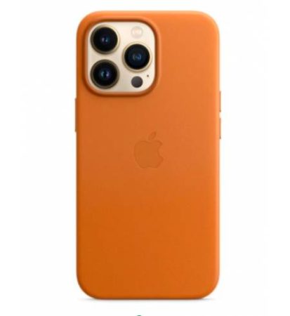 Чохол шкіряний Leather case with MagSafe for iPhone 14 Pro Original Quality