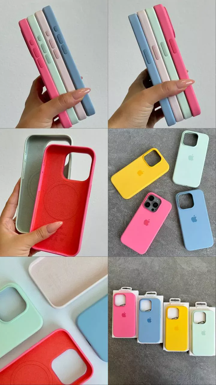 Чохол Silicone case with MagSafe 1:1 iPhone 15 Pro - Зображення 2