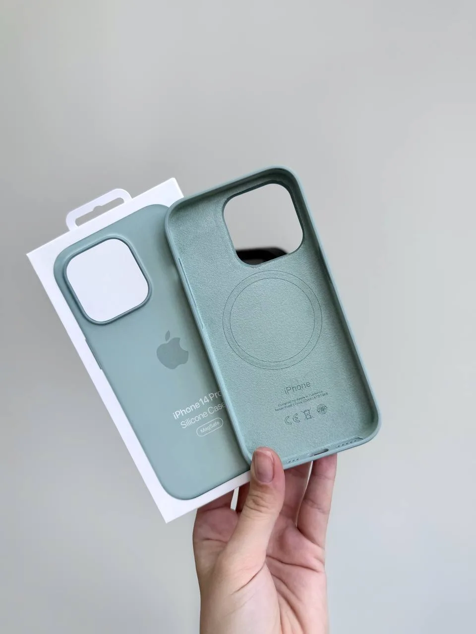 Чохол Silicone case with MagSafe 1:1 iPhone 14 Pro - Зображення 4