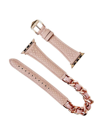 Ремінець шкіряний Chanel Double For Apple Watch 38 40 41mm + (42mm 10 Series)