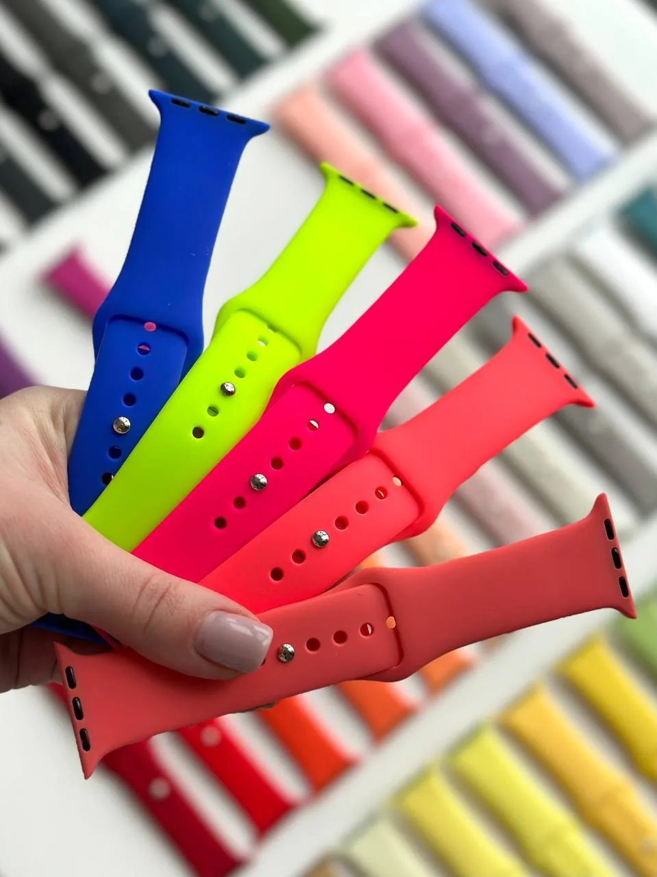 Силіконовий ремінець Sport Band для Apple Watch 42 | 44 | 45 | 46 | 49 mm - Зображення 4