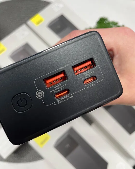 Повербанк Power Bank Baseus Star-Lord Digital Display 22.5W 20000mAh black - Зображення 3