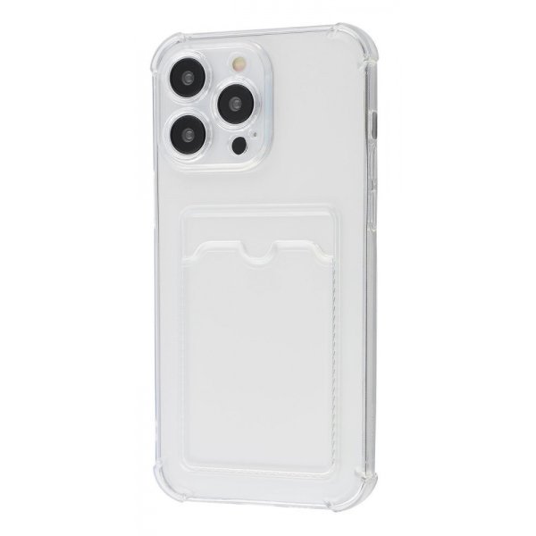 Чохол прозорий з кишенькою Pocket clear Case iPhone 14 Plus