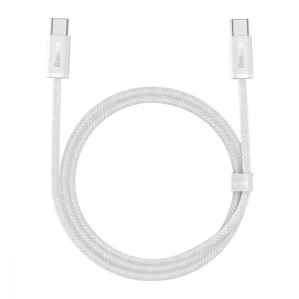 Кабель Baseus Dynamic Series Fast Charging Type-C to Type-C  100W (1m) white