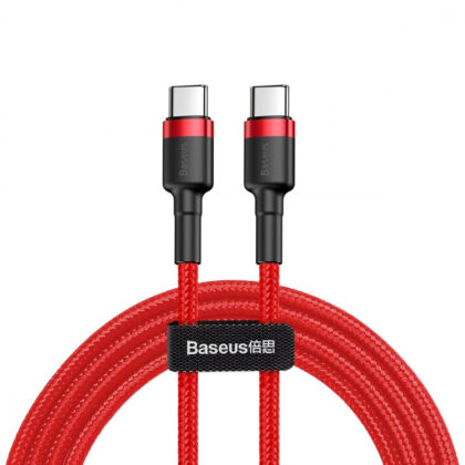 Кабель Baseus Cafule Type-C PD 2.0 100W (2m) red/black