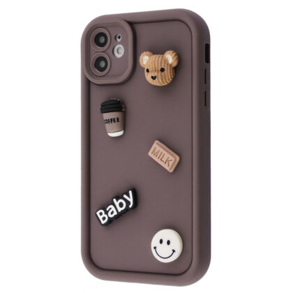 Чохол Pretty Things Case iPhone 12 brown/bear