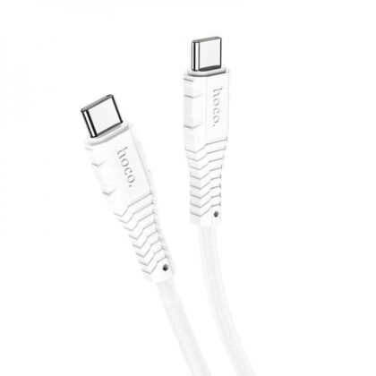 Кабель Hoco X67 Nano Type-C to Type-C 60W (1m) white