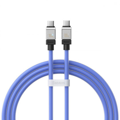 Кабель Baseus CoolPlay Series Type-C to Type-C 100W (1m) blue