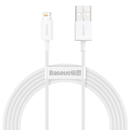 Кабель Baseus Superior Series Fast Charging Lightning 2.4A (2m) white