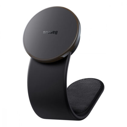 Автомобільний тримач з Бездротовим ЗП Baseus C02 Pro Series Magnetic black