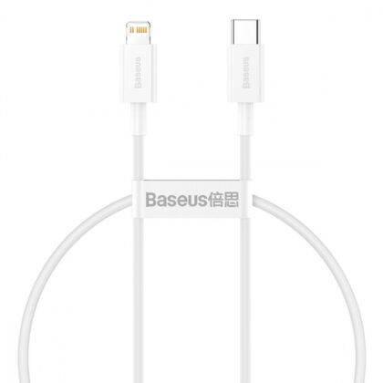 Кабель Baseus Superior Series Fast Charging Data Type-C to Lightning PD 20W (0.25m) white