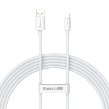 Кабель Baseus Superior Series (SUPERVOOC) Fast Charging Data Type-C 65W (2m) white