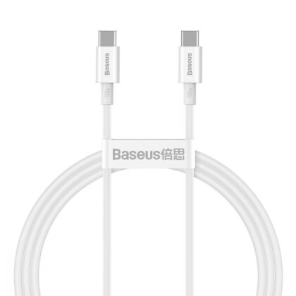Кабель Baseus Superior Series Fast Charging Type-C to Type-C PD 100W (1m) white