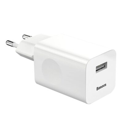 Мережевий Зарядний Пристрій Baseus Wall Charger QC3.0 24w white
