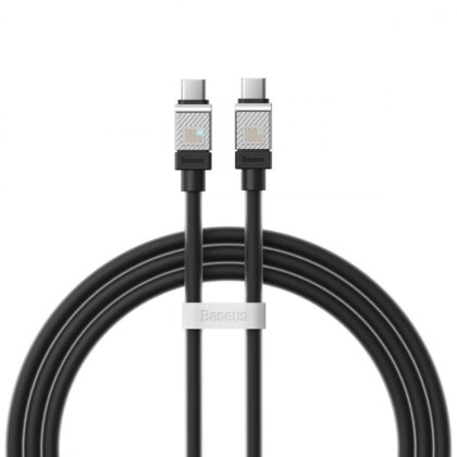 Кабель Baseus CoolPlay Series Type-C to Type-C 100W (1m) black
