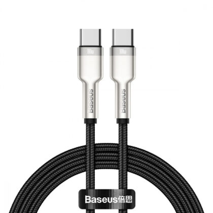 Кабель Baseus Cafule Metal Type-C to Type-C 100W (1m) black