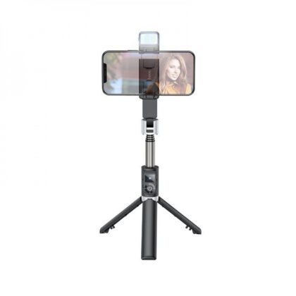 Монопод Hoco K16 Aluminum Alloy Fill Light Live Broadcast black