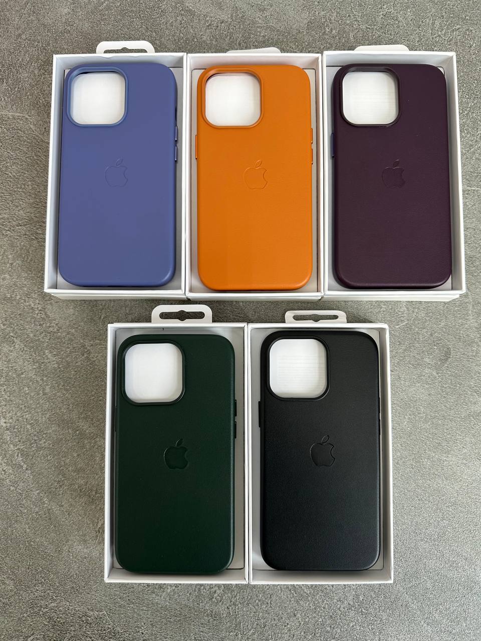 Чохол шкіряний Leather case with MagSafe + Animation for iPhone 13 Original Quality - Зображення 2