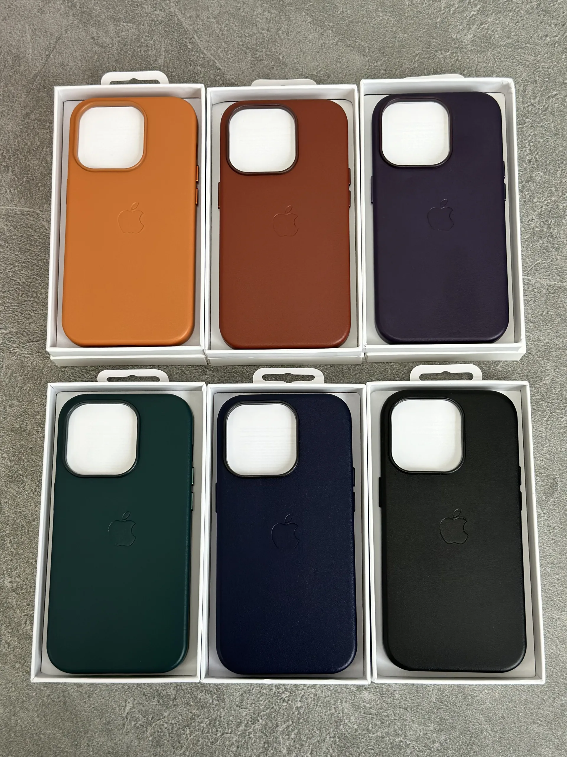 Чохол шкіряний Leather case with MagSafe for iPhone 14 Pro Original Quality - Зображення 2