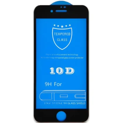 Захисне скло 10D для iPhone 7 Plus 8 Plus Black