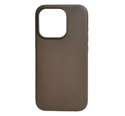 Чохол шкіряний Leather Case with MagSafe iPhone 16 Lux