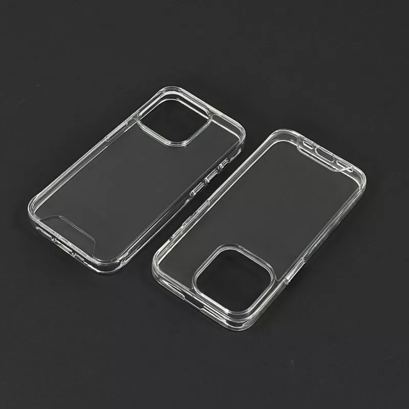 a hand holding a group of clear plastic cases