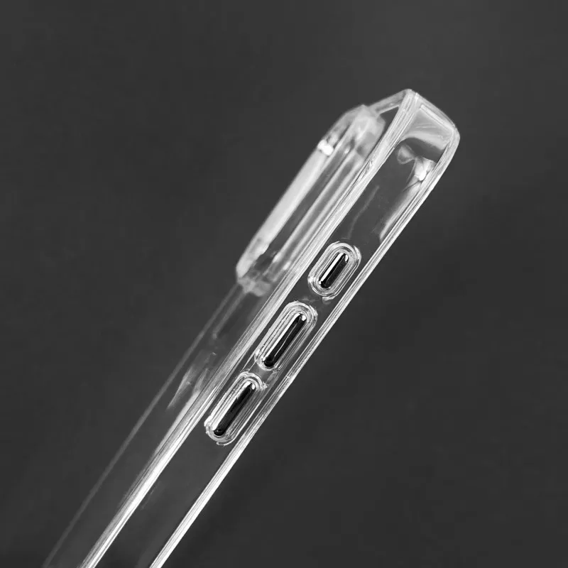 two cell phones in clear cases