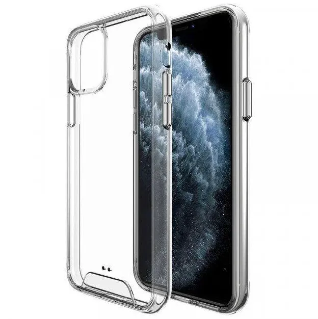 Чохол прозорий Space Protection Clear Case для iPhone 15 Pro Max