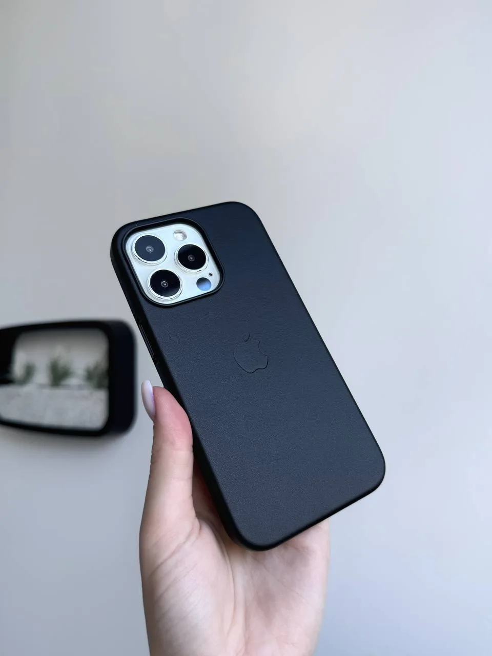 Чохол шкіряний Leather Case with MagSafe iPhone 12 12 Pro Lux - Зображення 5