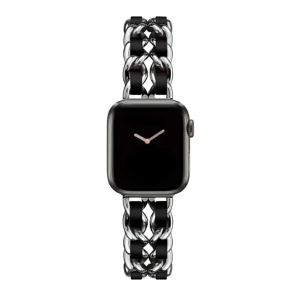 Ремінець Chanel Leather для Apple Watch 38 40 41mm + (42mm 10 Series)