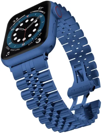 Металевий ремінець 5-Bead Rolex Metal Band для Apple Watch 42 | 44 | 44 | 45 | 46 | 49 mm