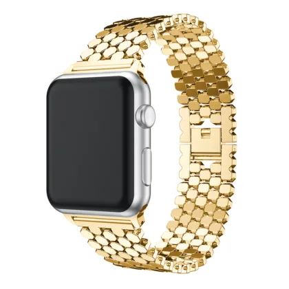 Металевий ремінець Stainless Luxury Steel для Apple Watch 38 40 41mm + (42mm 10 Series)
