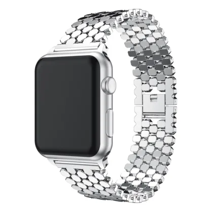 Металевий ремінець Stainless Luxury Steel для Apple Watch 42 | 44 | 45 | 46 | 49 mm