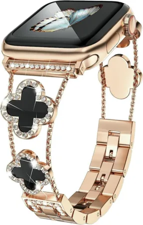 Металевий ремінець Van Cleef & Arpels for Apple Watch 42 | 44 | 45 | 46 | 49 mm