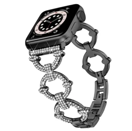 Металевий ремінець Lady band rings для Apple Watch 38 40 41mm + (42mm 10 Series)