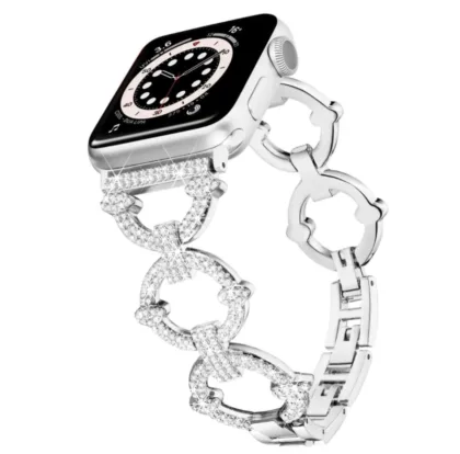 Металевий ремінець Lady band rings для Apple Watch 42 | 44 | 45 | 46 | 49 mm