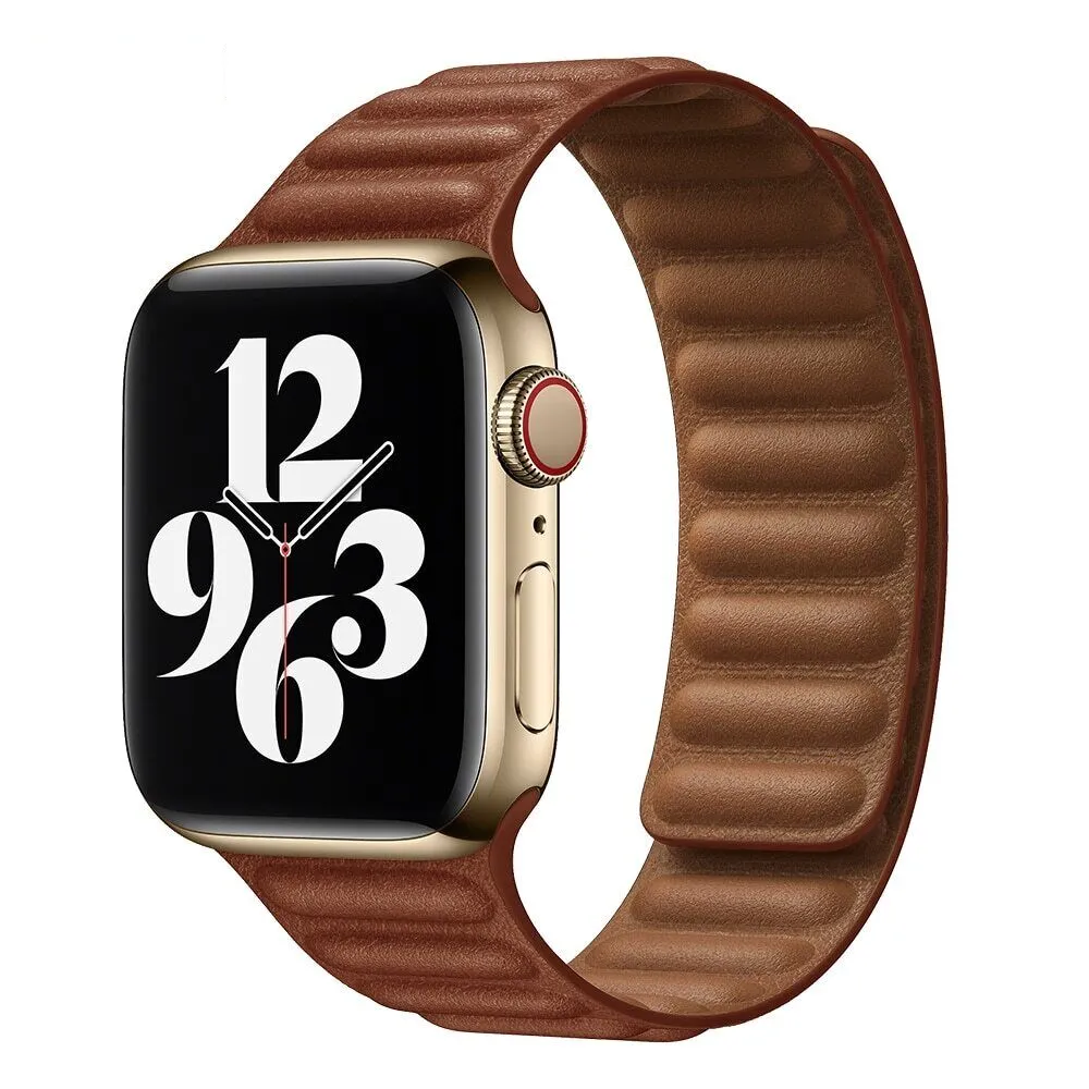 Шкіряний ремінець Leather Link для Apple Watch 42 | 44 | 45 | 46 | 49 mm