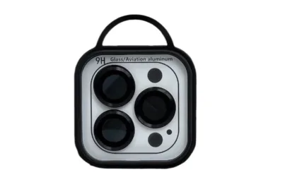 Захисне скло на камеру Metal Classic для iPhone 16 Pro 16 Pro Max – Black | Чорний
