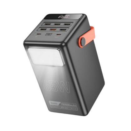 Повербанк для ноутбука Power Bank Hoco DB03 Max Centurion 100 000mAh 65W Black