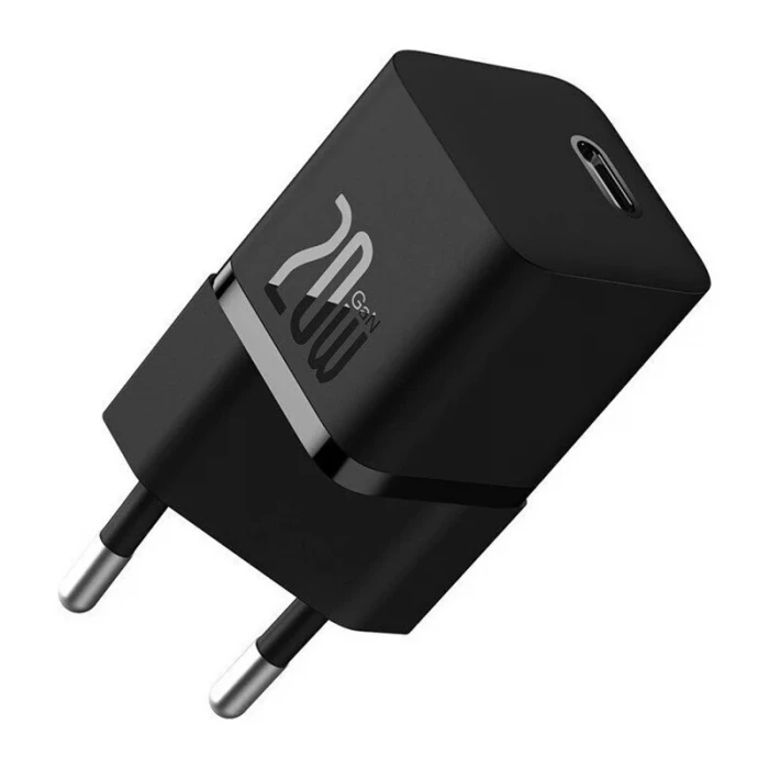 Мережевий зарядний пристрій Baseus GaN5 Fast Charger 20W + Cable Type-C to Type-C 100W 1m - Зображення 4