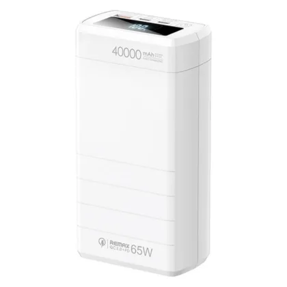 Повербанк для ноутбука Power Bank REMAX RPP-310 40 000 mAh 65w White