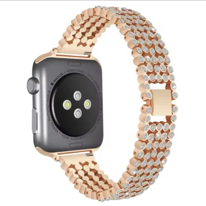 Металевий ремінець Crystal Band для Apple Watch 42 44 45 46 49mm