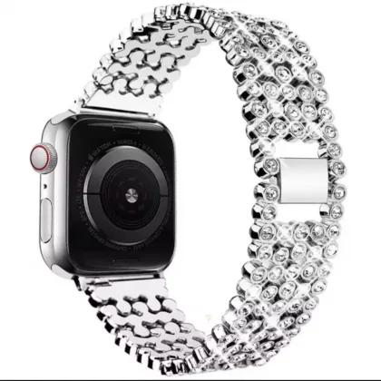 Металевий ремінець Crystal Band для Apple Watch 38 40 41mm + (42mm 10 Series)
