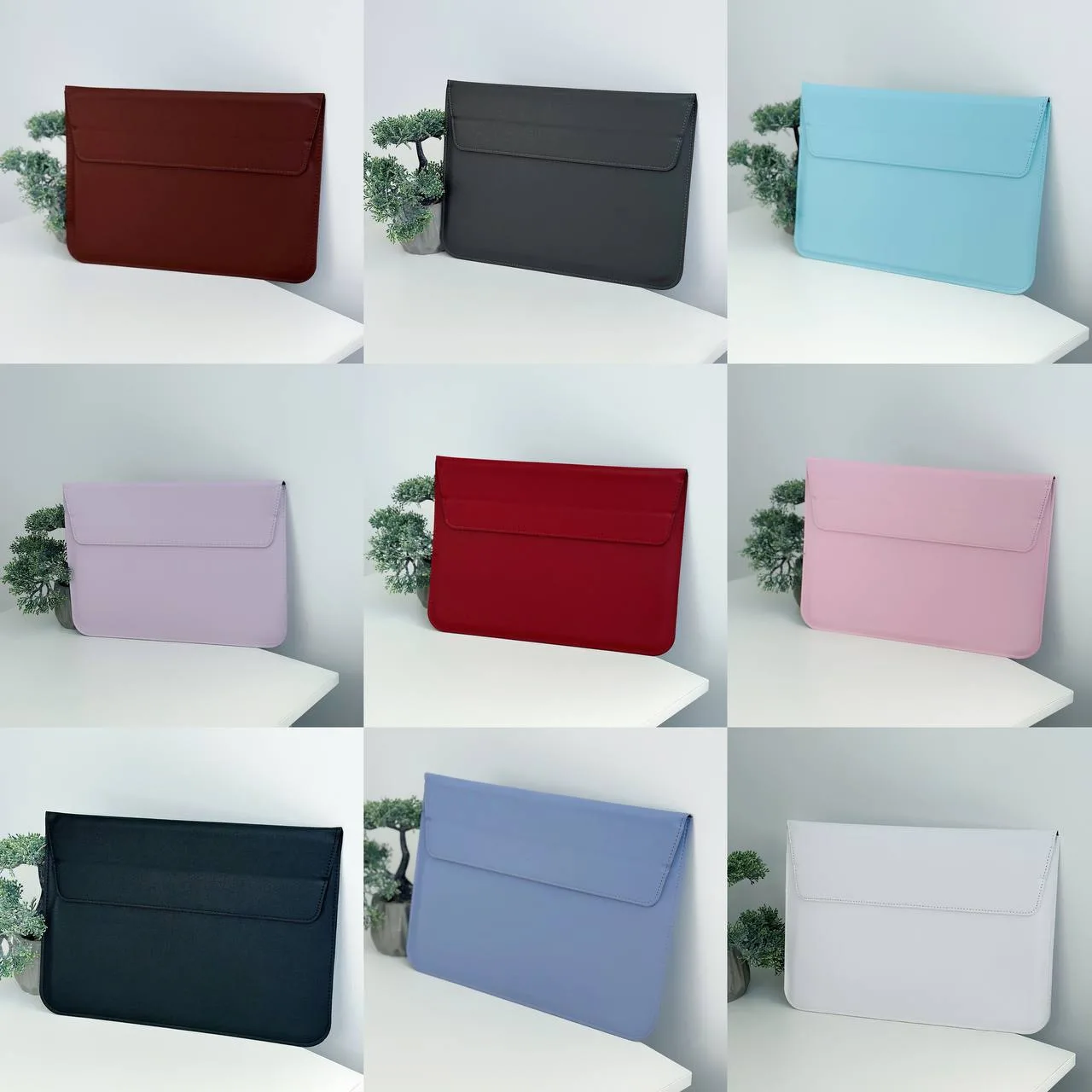 Чохол-конверт з еко-шкіри Leather PU для MacBook та ноутбука 15.4" | 16.4'' - Зображення 2