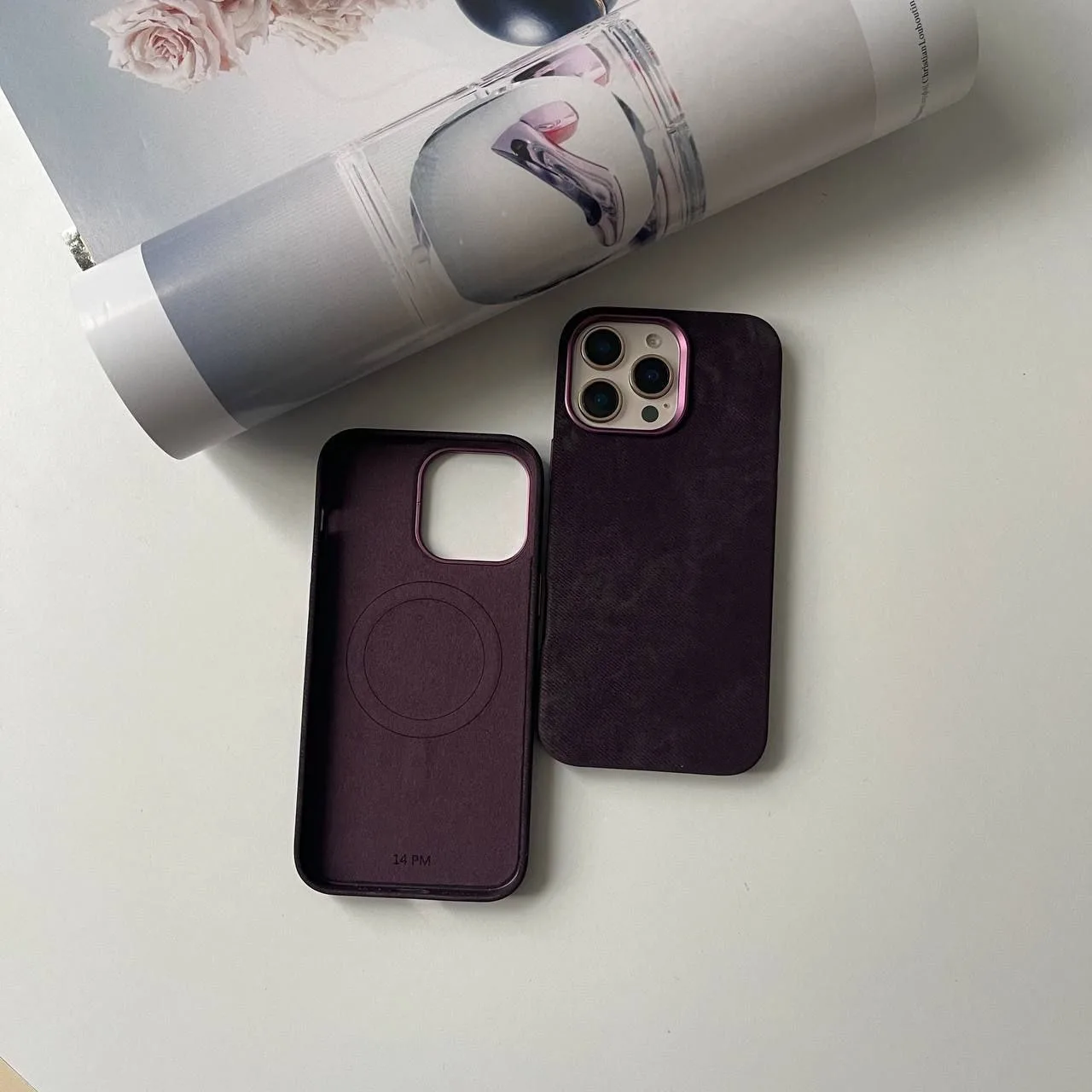 Чохол замшевий Flannel Fiber case MagSafe для iPhone 14 Pro Max - Зображення 8