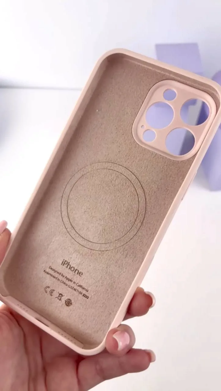 Чохол силіконовий Silicone Case Full Camera Fine Ring MagSafe for iPhone 14 Pro Max - Зображення 3