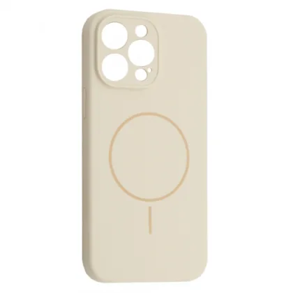 Чохол силіконовий Silicone Case Full Camera Fine Ring MagSafe for iPhone 16 Pro Max