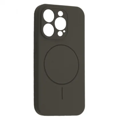 Чохол силіконовий Silicone Case Full Camera Fine Ring MagSafe for iPhone 16 Pro