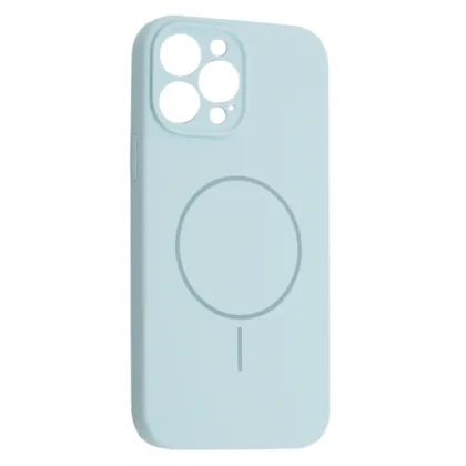 Чохол силіконовий Silicone Case Full Camera Fine Ring MagSafe for iPhone 14 Pro Max