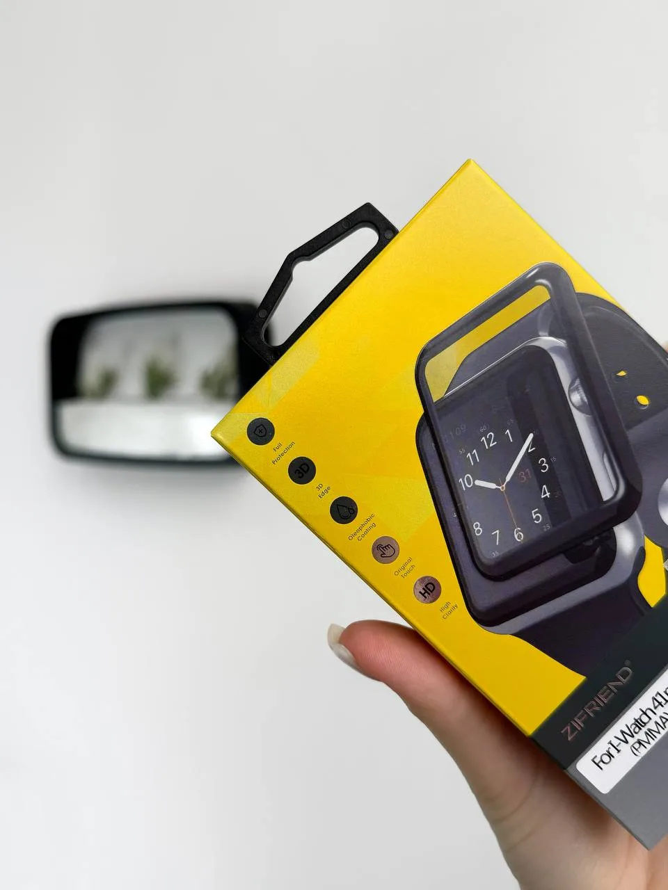 Захисне скло з трафаретом для поклейки Zifriend PMMA Tempered Glass with Applicator для Apple Watch 46 mm - Зображення 3